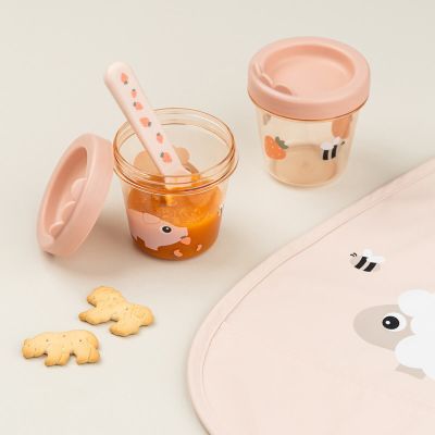 Done By Deer Tiny Farm Bewaarbakjes - 2-Pack - Powder Done By Deer Tiny Farm Bewaarbakjes - 2-Pack - Powder