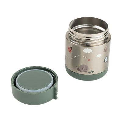 Done By Deer Thermos Voedselpot - Tiny Trails - 300 ml - Green Done By Deer Thermos Voedselpot - Tiny Trails - 300 ml - Green