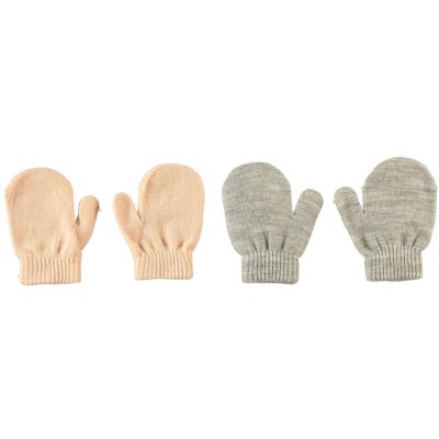 Sarlini Wanten Knit Multi Light Pink 2-Pack One size