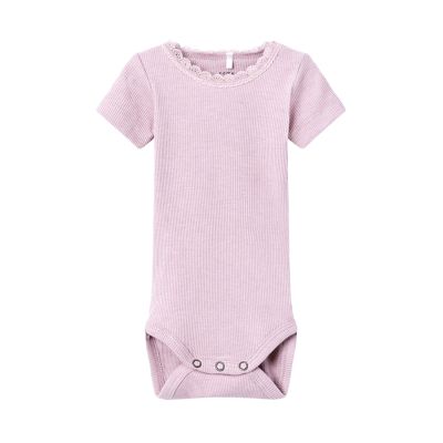 Name It Romper Kab Lace Korte Mouw Parfait Pink 56