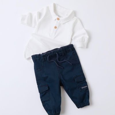 Name It Ben Cargo Broek - Mt. 74 - Navy Blazer