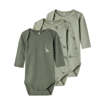 Name It Romper 3-Pack Lange Mouw