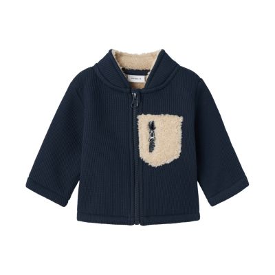 Name It Sabon Teddy Vest Dark Sapphire