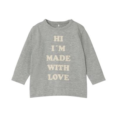 Name It Lara T-Shirt - Maat 74 - Grey Melange 