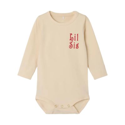Name It Laby Lil Sis Romper - Maat 68 - White Swan