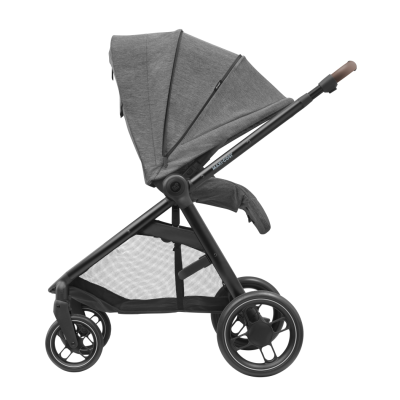 Maxi-Cosi Street Select Kinderwagen - Grey (Black Frame & Brown Leather)