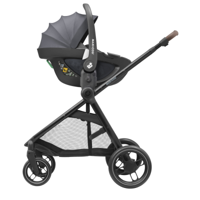 Maxi-Cosi Street Select Kinderwagen - Grey (Black Frame & Brown Leather)
