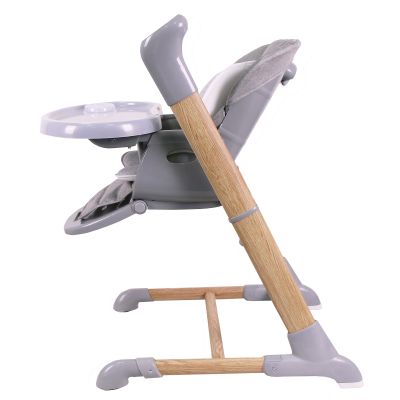 Bo Jungle B-Swinging High Chair Wood Grey