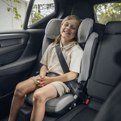 Thule Autostoel Palm Booster + Thule Palm Voetsteun - Mid Gray