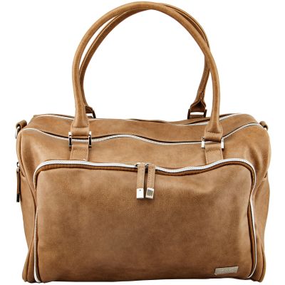 Isoki Double Zip Satchel Latte