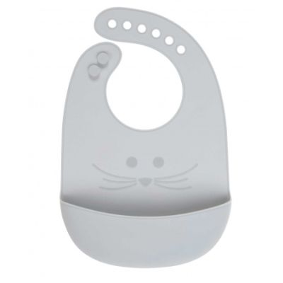 Lässig Slab Silicone Little Chums Mouse Grey