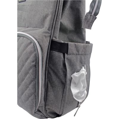 Dooky Diaperbackpack Large Grey Melange