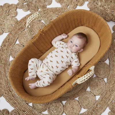The Little Green Sheep Natural Knitted Moses Honey