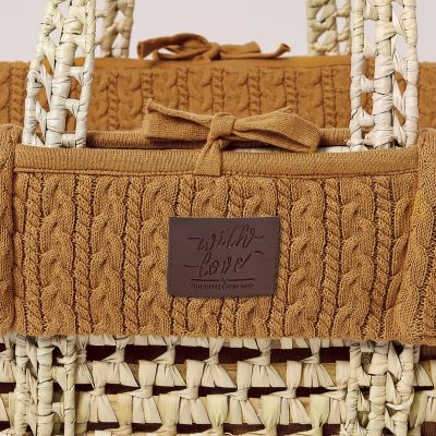 The Little Green Sheep Natural Knitted Moses Honey
