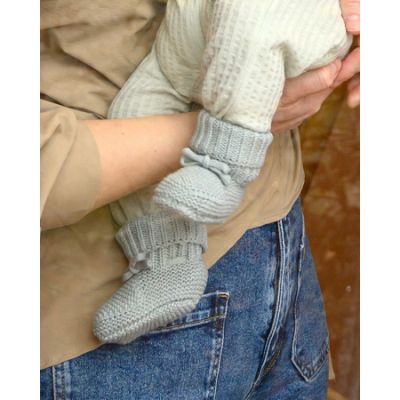 Lodger Slipper Knit Silk 0-6mnd