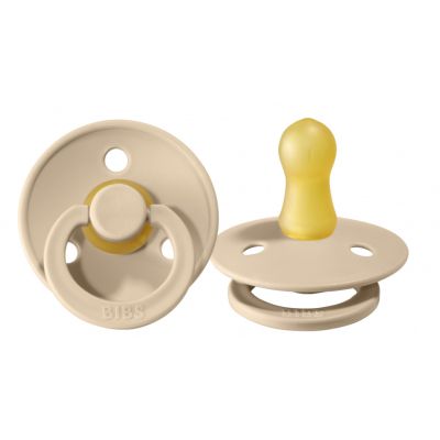BiBs Fopspeen - Rond - 0-6 Mnd - Vanilla 
