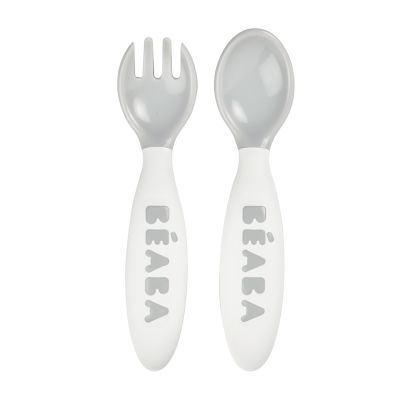 Béaba Vork En Lepel Grey 8+ Maanden