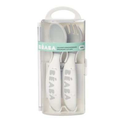 Béaba Vork En Lepel Grey 8+ Maanden