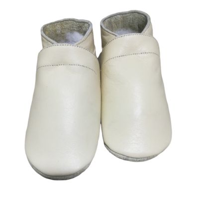 Baby Dutch Slofjes Effen Creme