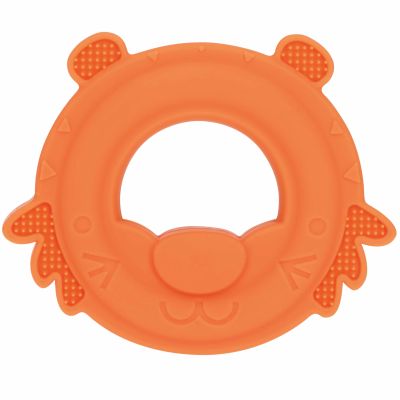 Nûby Hout/Silicone Bijtring Tijger 3mnd+ Nûby Hout/Silicone Bijtring Tijger 3mnd+