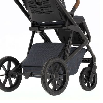 Qute Q-Rider Plus Kinderwagen - Denim Blue | Kidsriver Curve Autostoel - Black