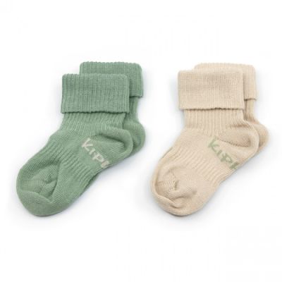 KipKep Blijf-Sokjes - 12-18 Mnd - 2-Pack - Calming Green