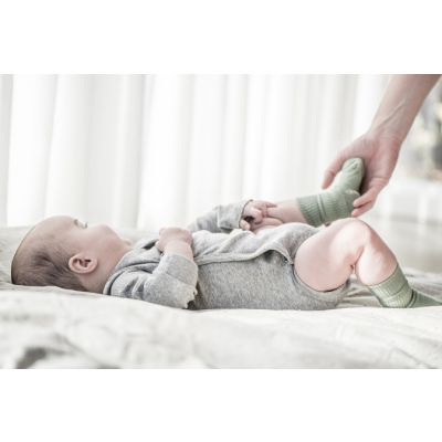 KipKep Blijf-Sokjes - 12-18 Mnd - 2-Pack - Calming Green
