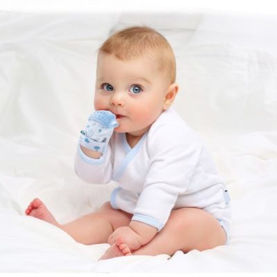 Babyjem Bijthandschoen Egel Pink