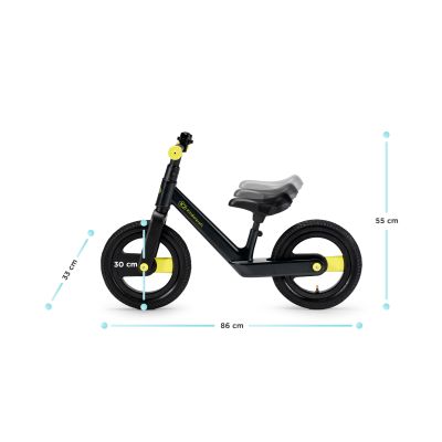 Kinderkraft Balance Bike Goswift Black Volt Kinderkraft Balance Bike Goswift Black Volt