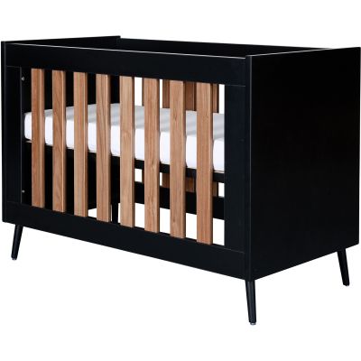 TWF Ledikant 60x120 - Commode - Hanglegkast 2-deurs Retro Black