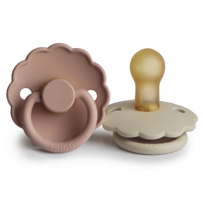 Frigg Fopspeen Daisy Blush/Cream T1 0-6mnd (2 stuks)