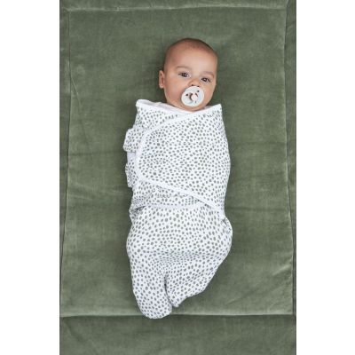 SwaddleMeyco 2-Pack Cheetah/Uni Forest Green 0-3 Maanden
