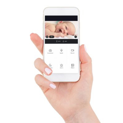 Alecto Babyfoon Met Camera Wi-Fi Smartbaby5 White