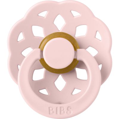 BiBs Boheme Fopspeen - Rond - 2 Stuks - 0-6 Mnd - Blossom/Dusky Lilac 