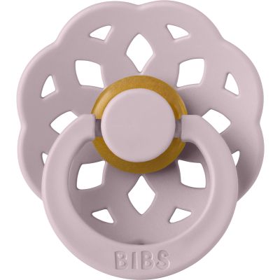 BiBs Boheme Fopspeen - Rond - 2 Stuks - 0-6 Mnd - Blossom/Dusky Lilac 