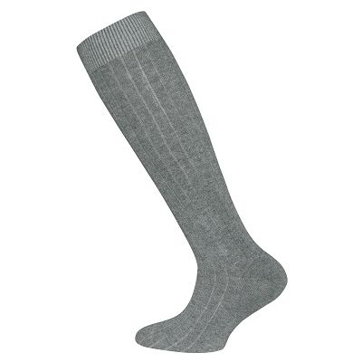 Ewers Kniekous Rib Grey Melee
