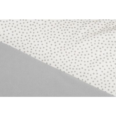 Babymatex Voedingskussen Relax Velvet White Grey Dots / Grey