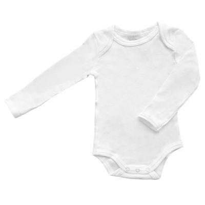 Babylook Romper Lange Mouw White