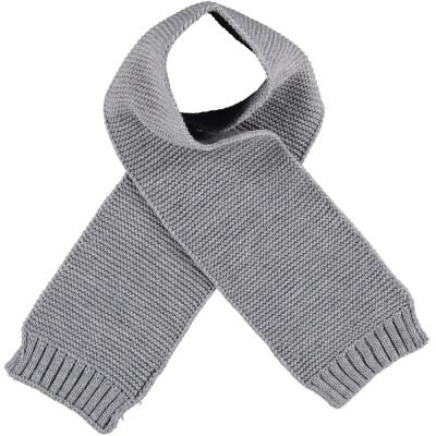 Sarlini Sjaal Knit Uni Grey Melange 
