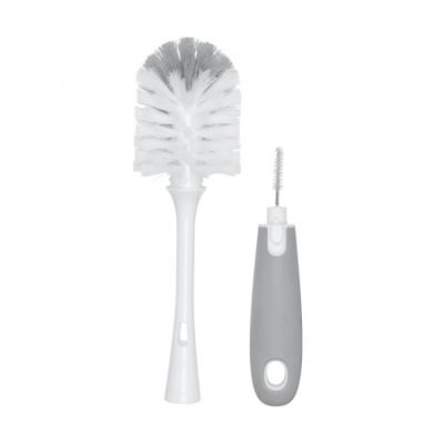 OXO Tot Flessen En Spenenborstel Met Staander Grey