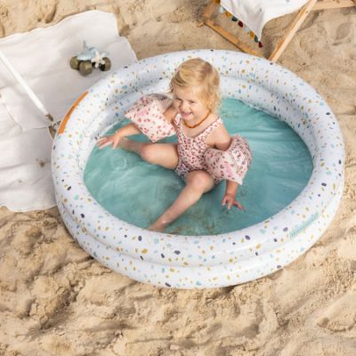 Swim Essentials Exclusive Zwembad - 100 cm - Terazzo White
