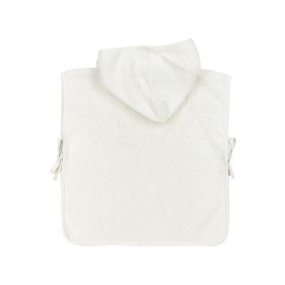 Meyco Basic Badponcho - Badstof - 1-3 jaar - Offwhite