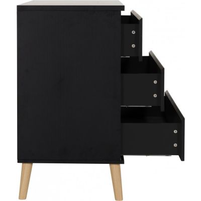 Commode 3 Laden Beach Island Black