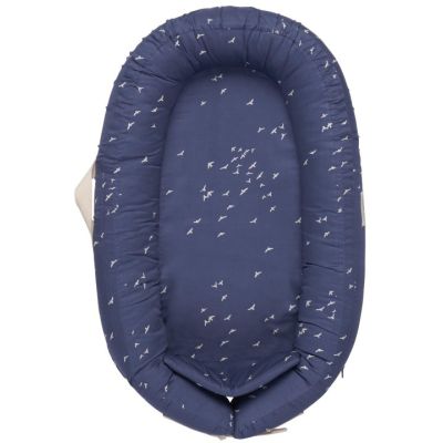 Voksi Babynest Premium Mesh Poppy Blue Flying Voksi Babynest Premium Mesh Poppy Blue Flying