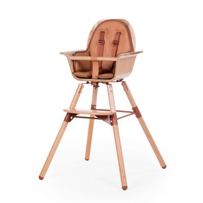 Childhome Stoelverkleiner Evolu/Evowood Leatherlook Nude