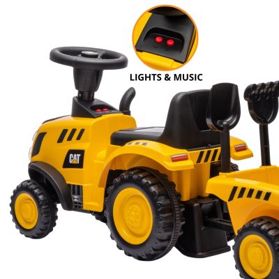 Puck loopauto tractor + aanhanger CAT