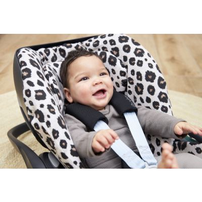 Meyco Autostoelhoes Groep 0 Cybex Cloud Z2 Leopard Sand Melange