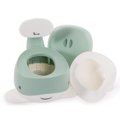 Bo Jungle B-Wale Potty Pastel Blauw