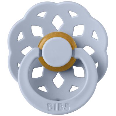 Bibs Fopspeen Boheme Round 0-6mnd Dusty Blue