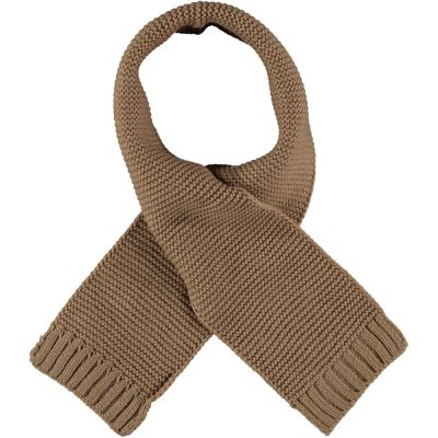 Sarlini Sjawl Knit Uni Dark Camel